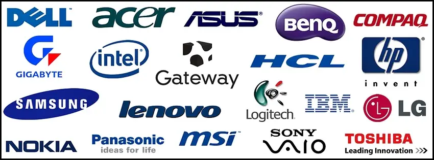 Sony, Asus, Samsung, Lenovo, Acer, Hp, Fujitsu, Toshiba, Dell, Compaq, IBM, MSI ed altri.. brand a Zapponeta