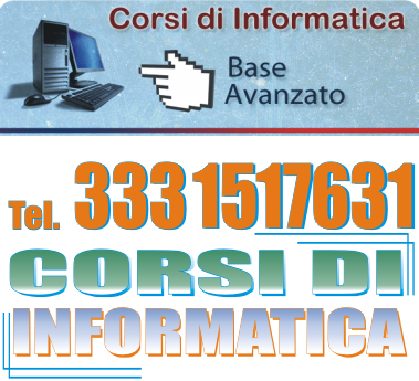 macchia, corsi di informatica a domicilio / online  corsi informatici di base ed avanzati - corsi, informatica, computer grafico, computer gaming, workstation professionale, computer portatile, computer desktop, computer all-in-one, computer server, computer assemblato, computer ufficio, computer da casa, computer per casa - corsi tramite skype a Manfredonia e macchia e borgo celano, san marco in lamis, ippocampo, trinitapoli